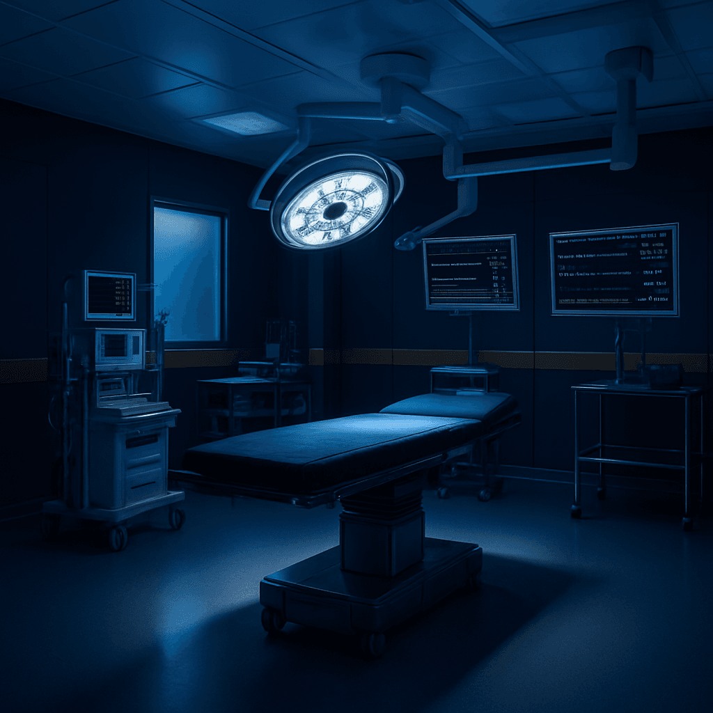 Advanced surgical operating room representing precision medicine